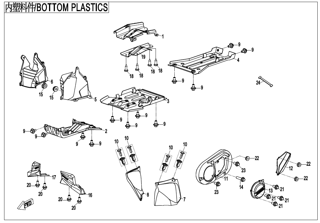 BOTTOM PLASTICS