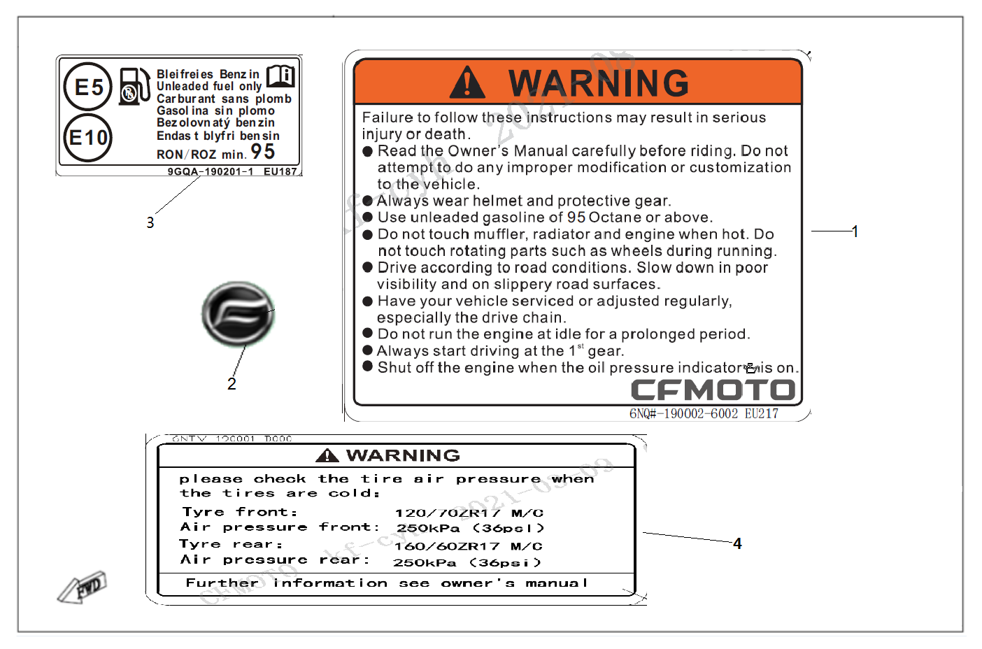 WARNING DECAL