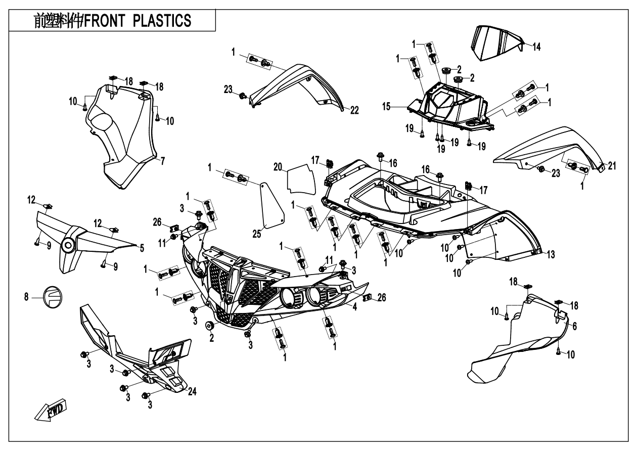 FRONT PLASTICS