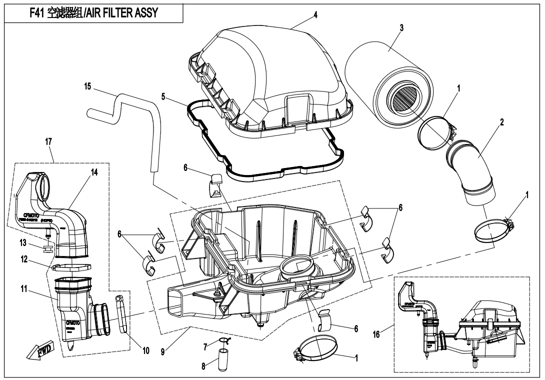 AIR FILTER ASSY.