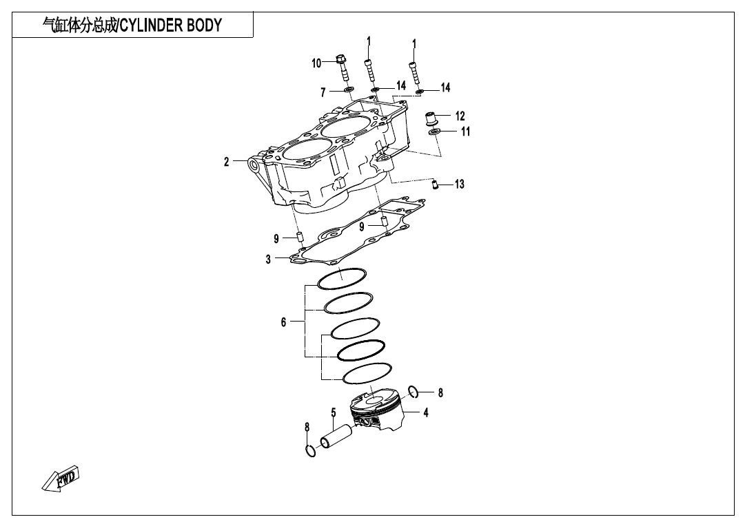 CYLINDER BODY