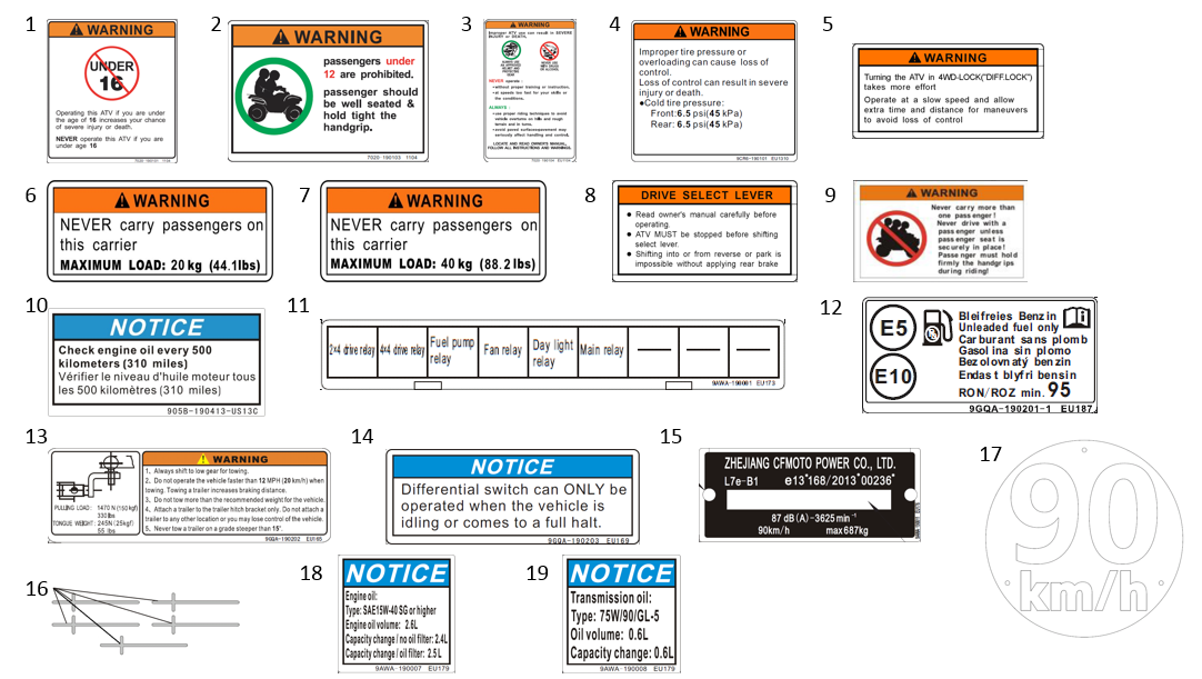 DECAL WARNING