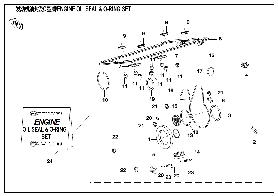 ENGING OILSEAL@^O-RING SET