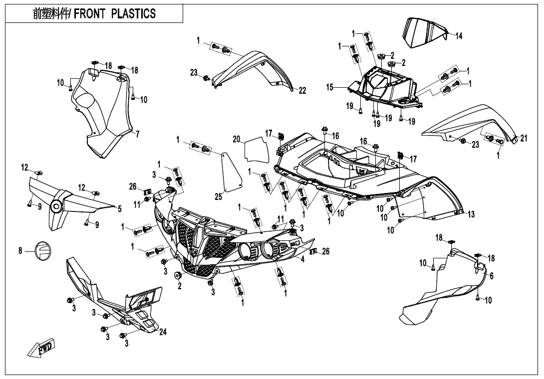 FRONT PLASTICS