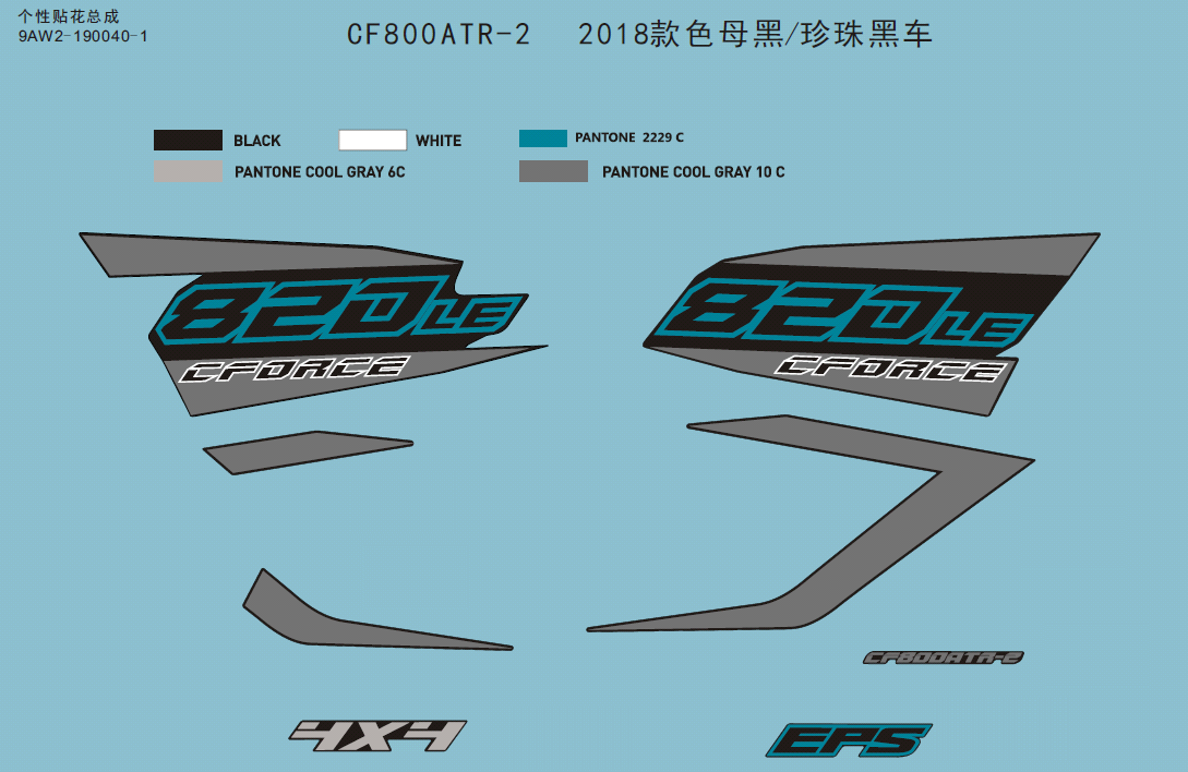 DECAL KITS(2018, INJECTED BLACK/PEARL BLACK)