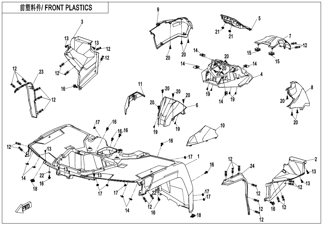 FRONT PLASTICS