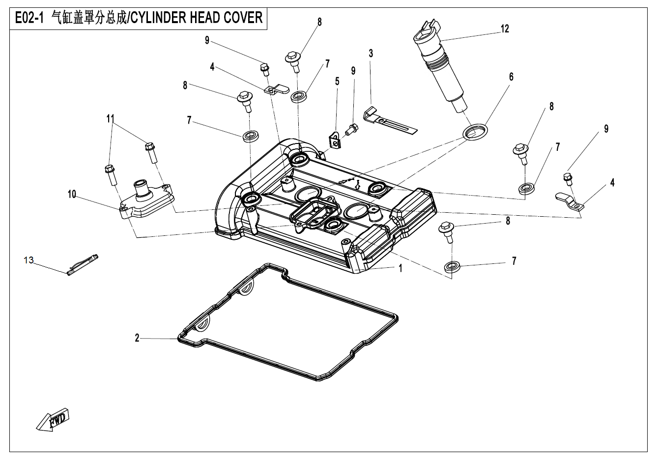 CYLINDER HEAD COVER