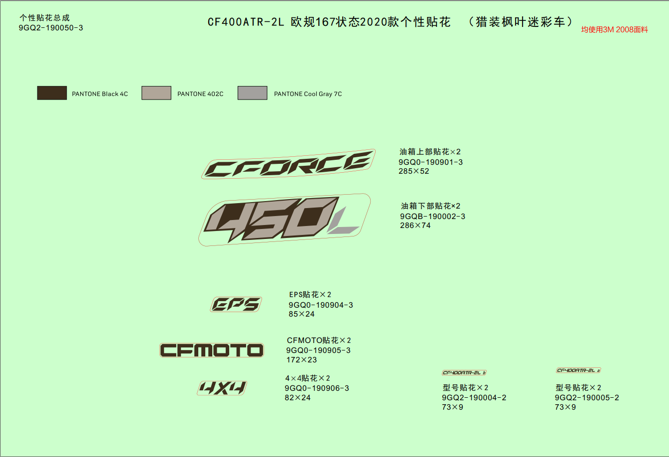 DECAL KITS(TRUE TIMBER CAMO)