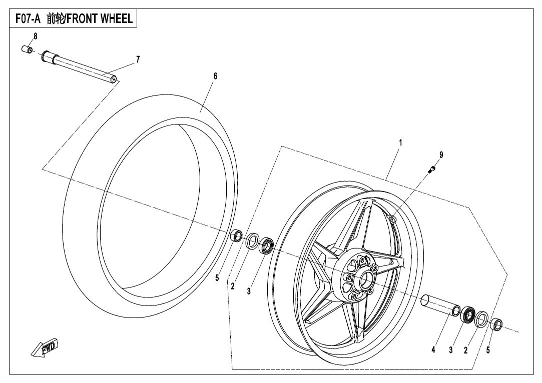 FRONT WHEEL