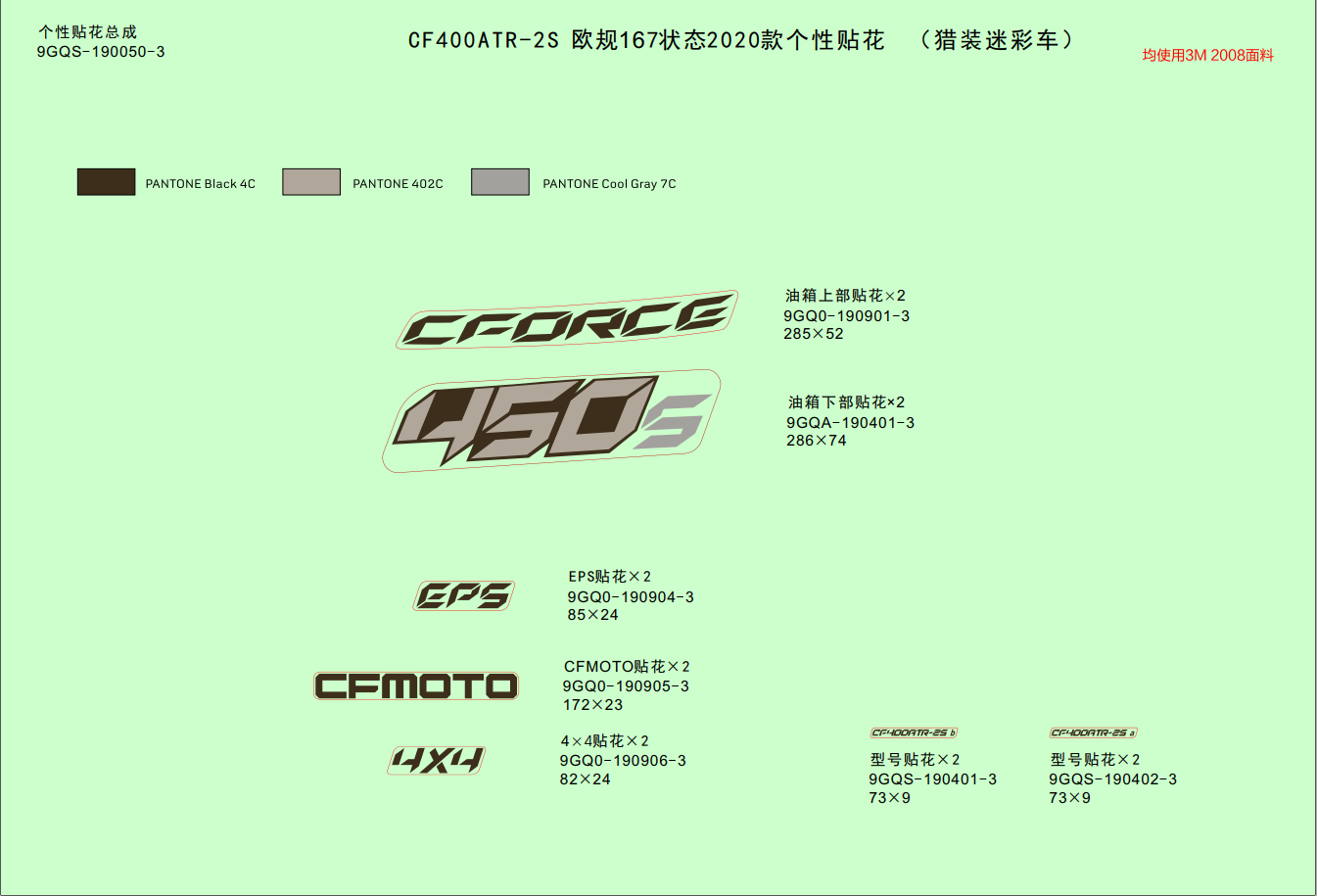 DECAL KITS(TRUE TIMBER CAMO)