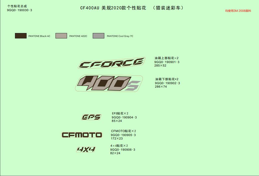 DECAL KITS(NA&2020 TRUE TIMBER CAMO)