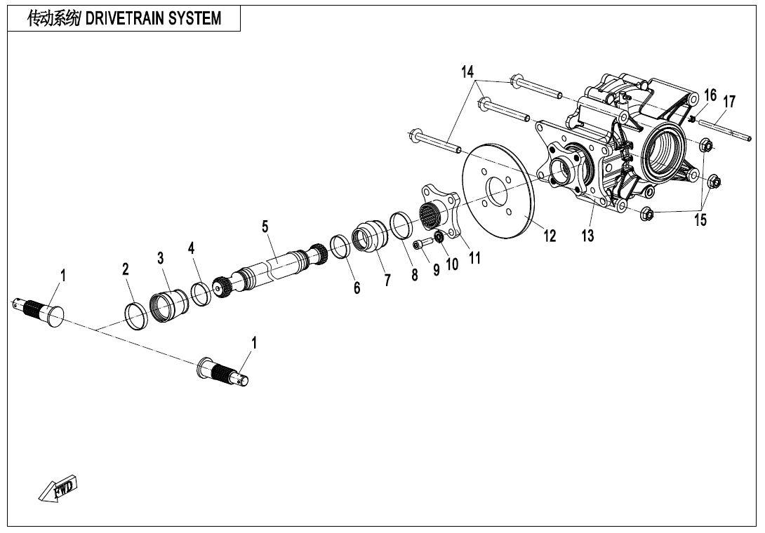 DRIVETRAIN SYSTEM(2WD)