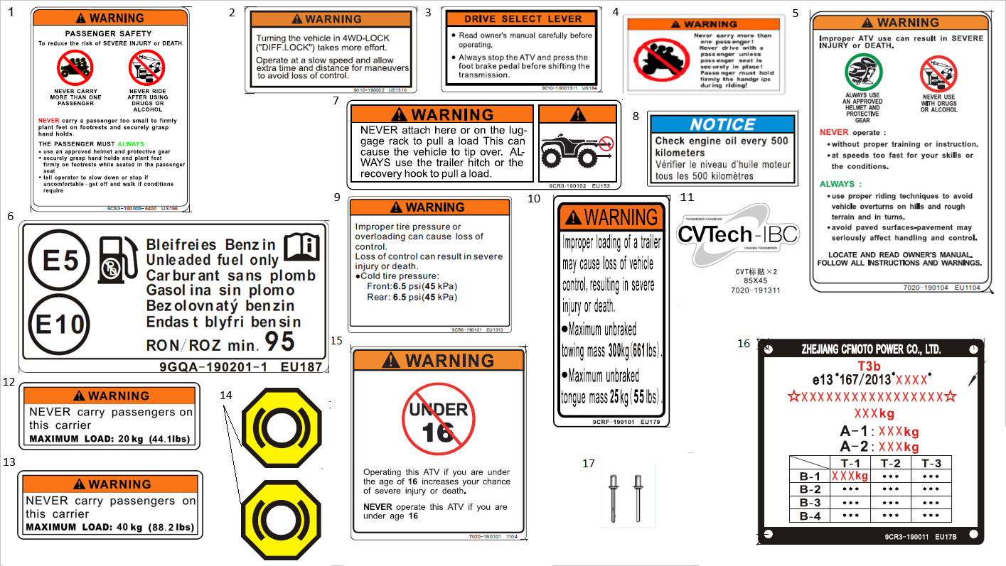 WARNING DECAL