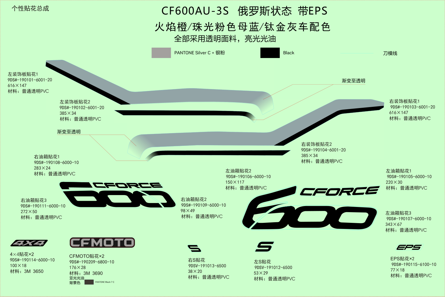 DECAL KITS(RUSSIA, OTHER COLORS EXPECT TRUE TIMBER CAMO)