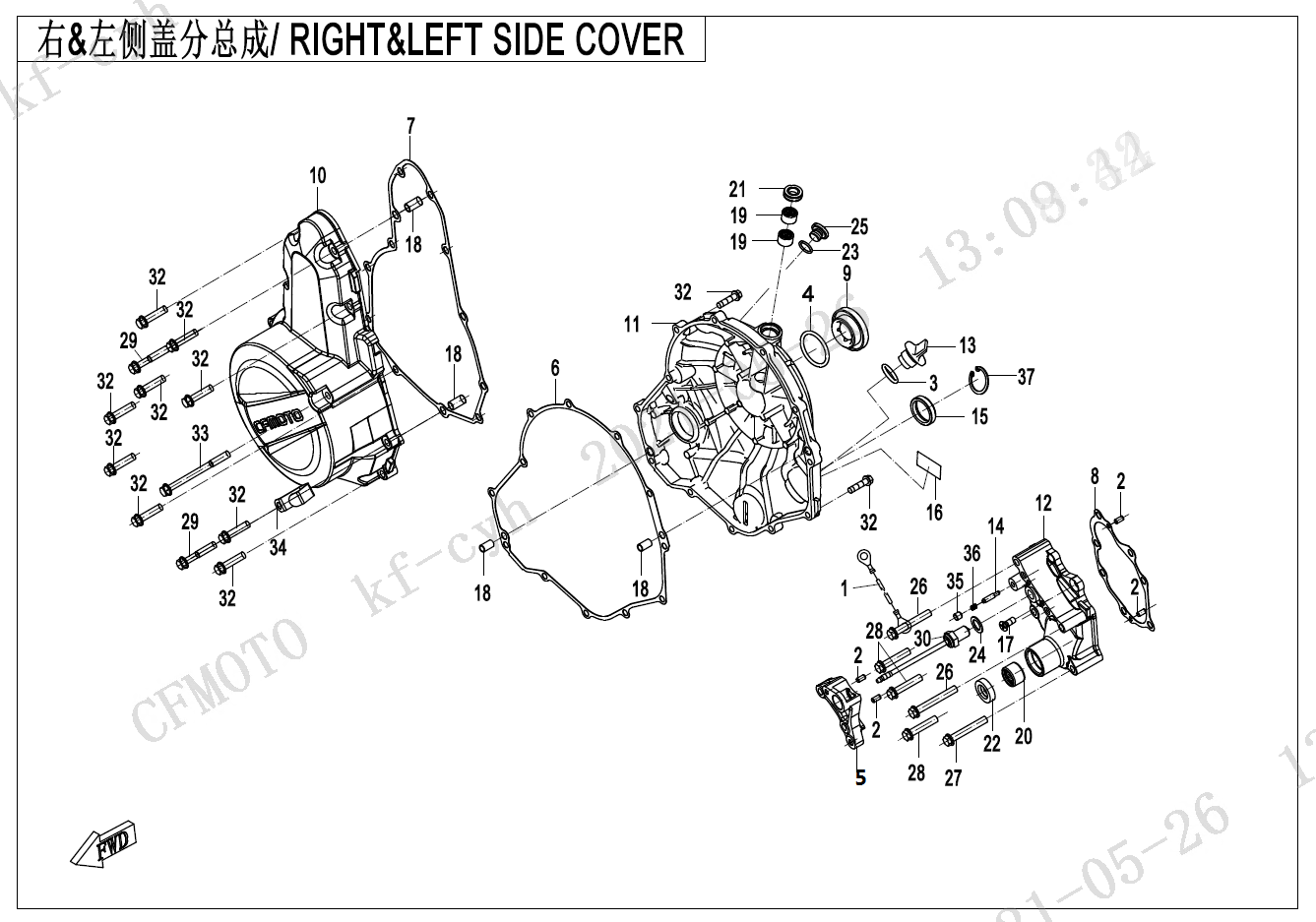 RIGHT@^LEFT SIDE COVER