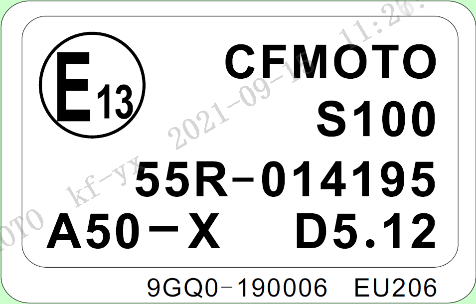 TOWING LABEL
