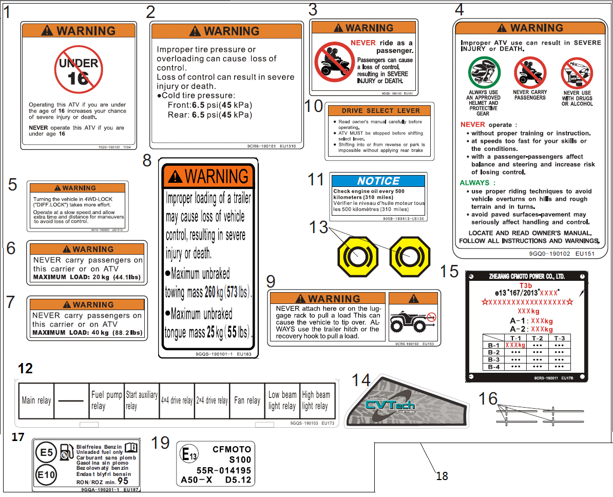 WARNING DECAL