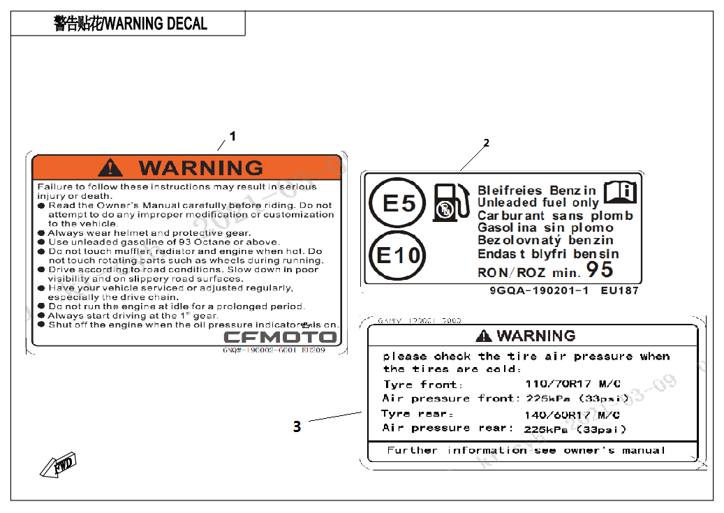 WARNING DECAL