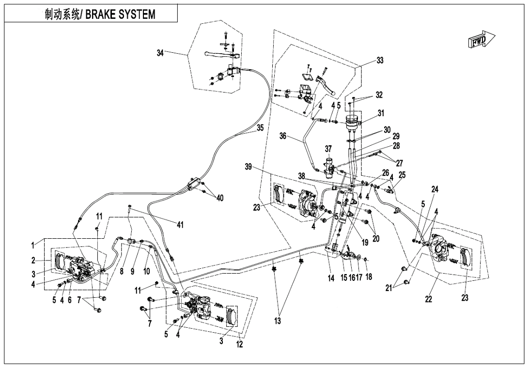 BRAKE SYSTEM(LH,SPLIT)
