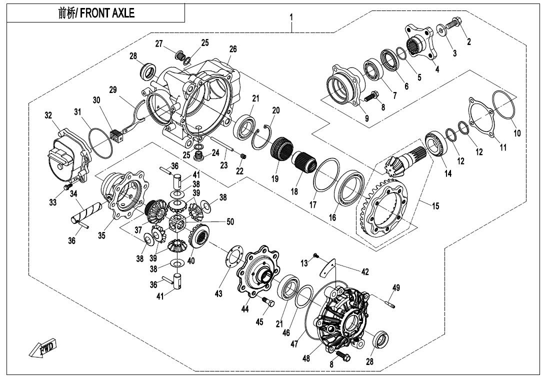 FRONT AXLE(SUMITOMO)