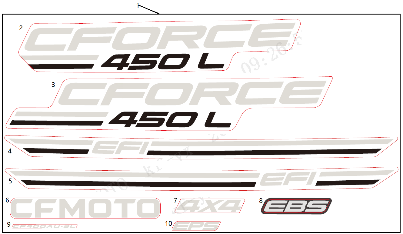 DECAL KITS(EU168, CM HUNTER GREEN)
