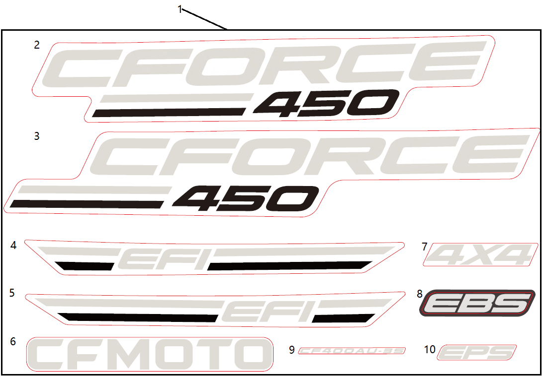 DECAL KITS(EU168, CM HUNTER GREEN)