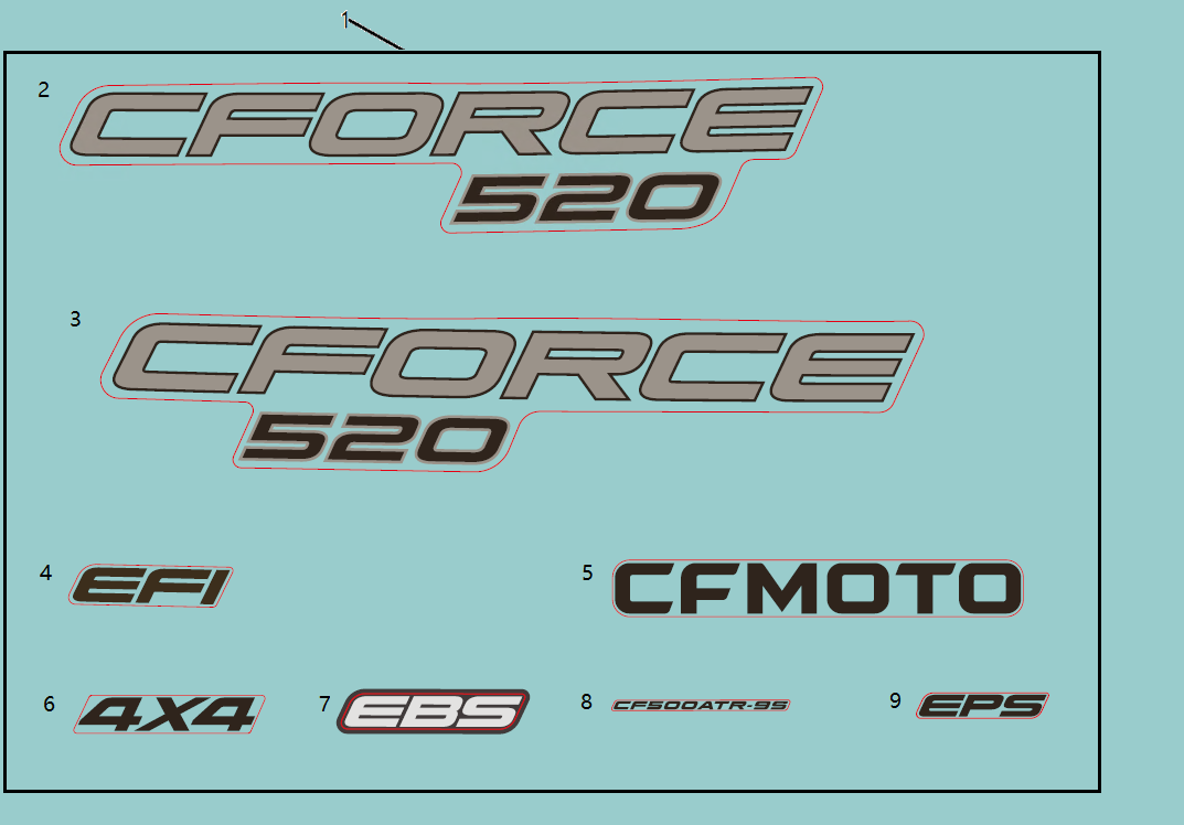 DECAL KITS(EU167, TRUE TIMBER CAMO)