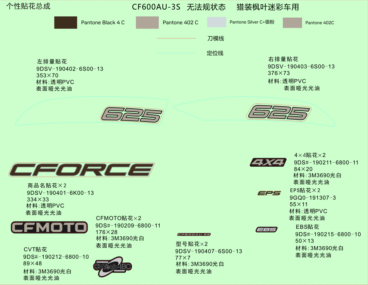 DECAL KITS(INTERNATIONAL, TRUE TIMBER CAMO)