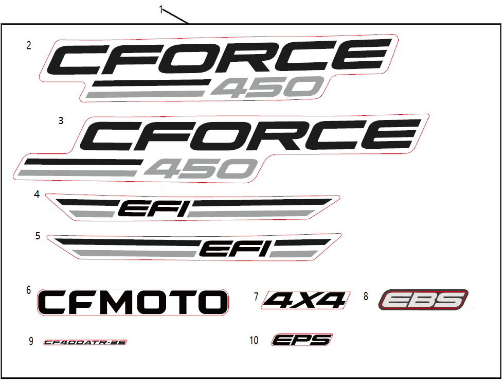DECAL KITS(EU167, INJECTED PEARL WHITE_LAVA ORANGE)