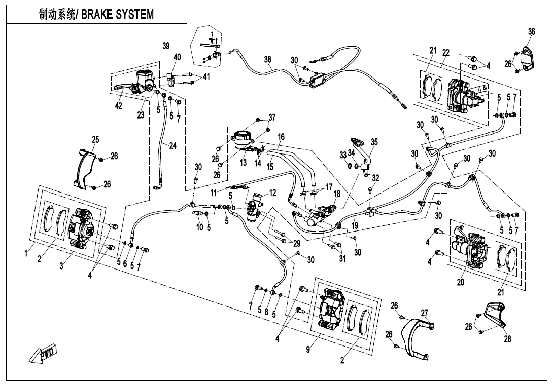 BRAKE SYSTEM(LH PARKING)