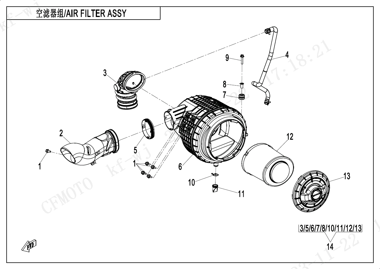 AIR FILTER ASSY