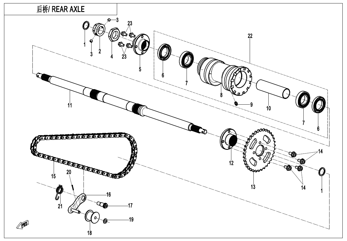 REAR AXLE