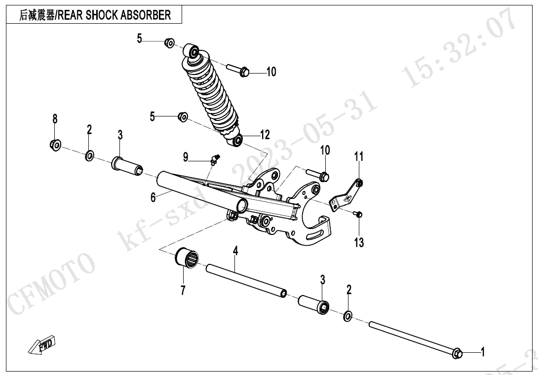 REAR SUSPENSION(BOLT ADJUSTMENT)