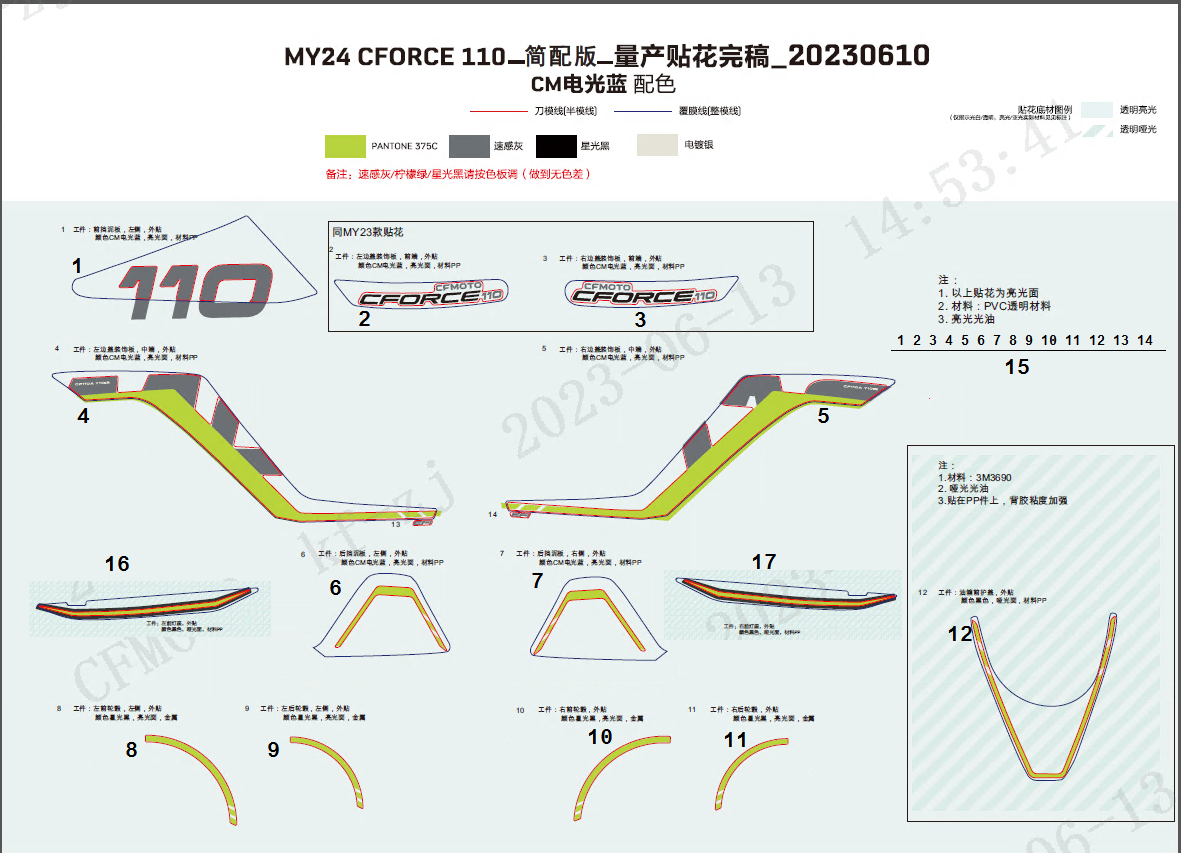 DECAL KITS(BAJA BLUE)