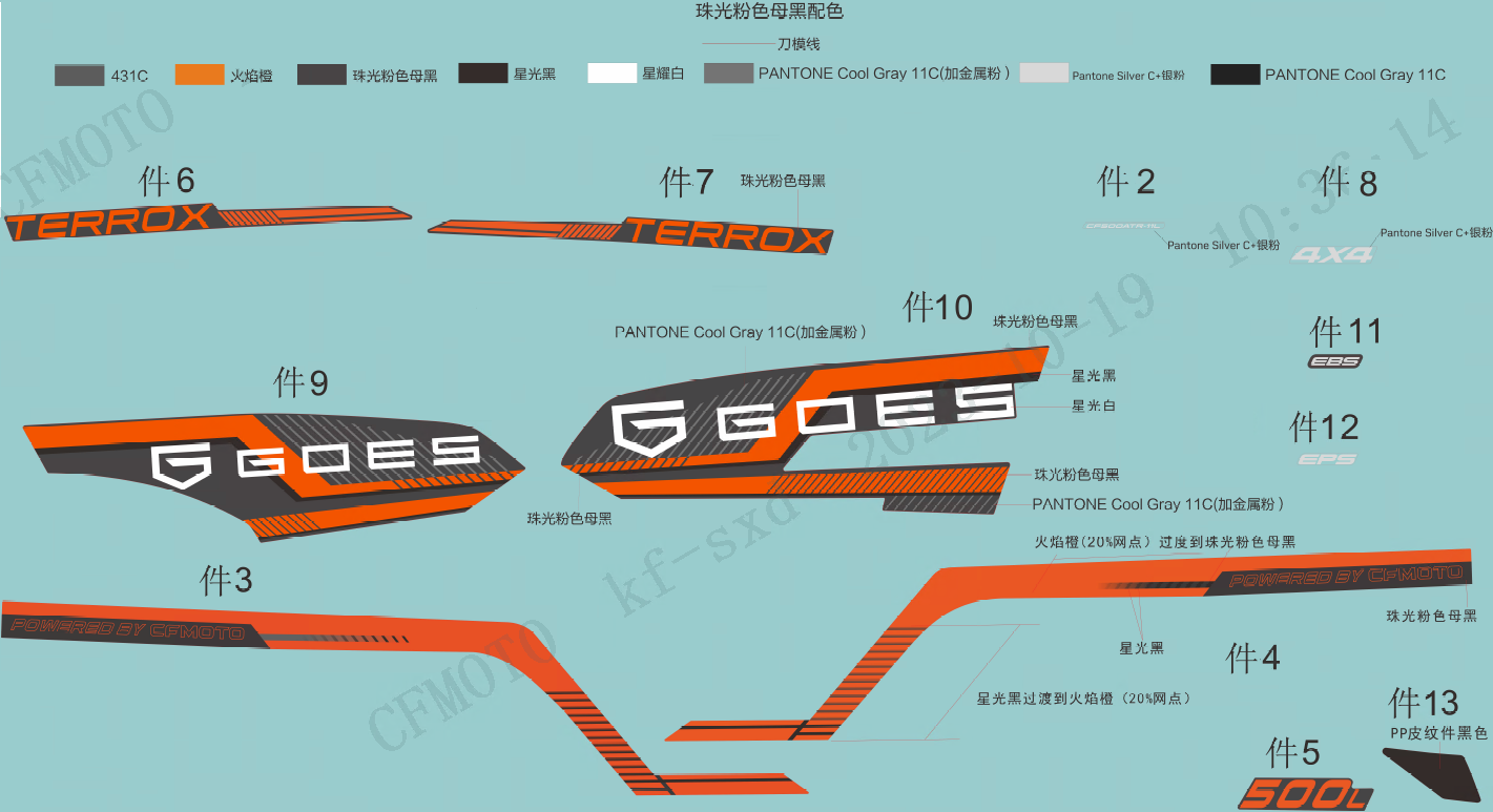 DECAL KITS(INJECTED PEARL BLACK, EPS)