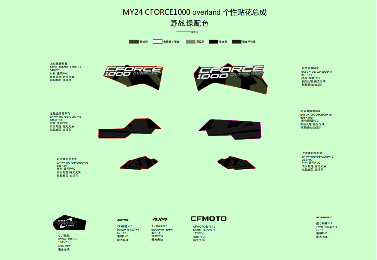 DECAL,2024(TACTICAL GREEN)