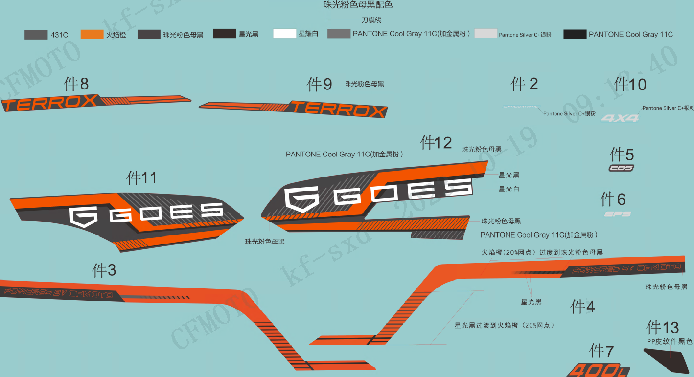 DECAL KITS(INJECTED PEARL BLACK, EPS)
