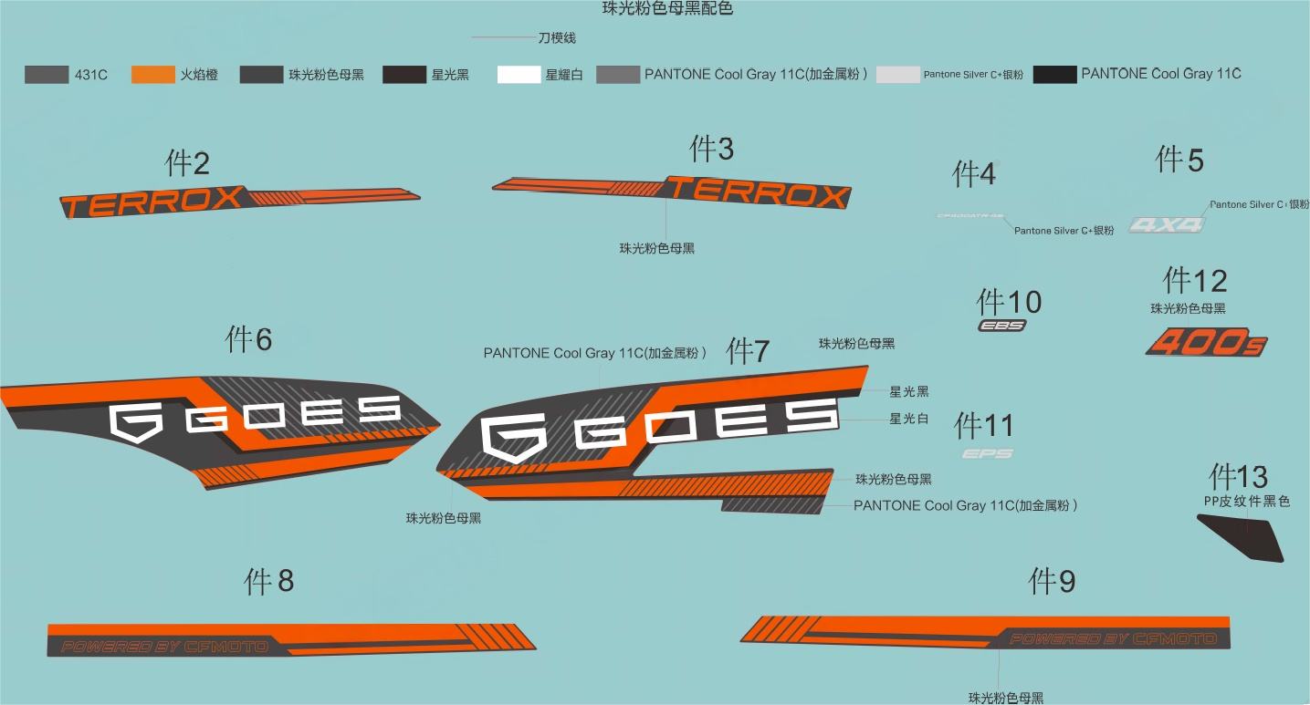 DECAL KITS(INJECTED PEARL BLACK, EPS)