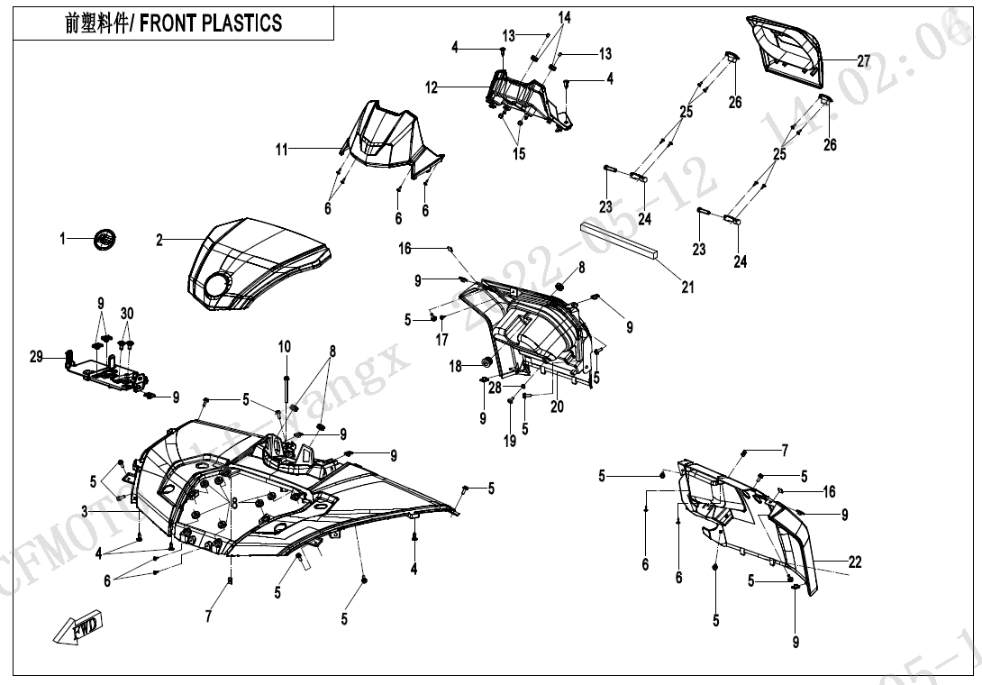 FRONT PLASTICS