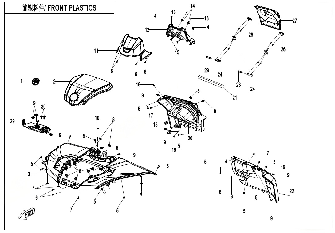 FRONT PLASTICS