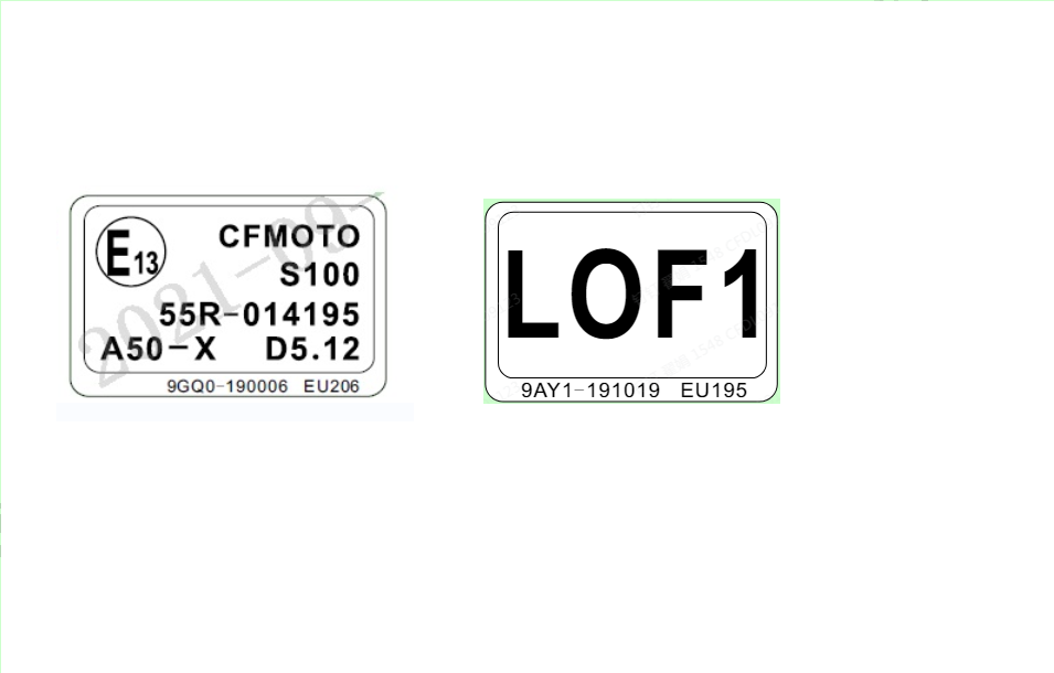 TOWING LABEL