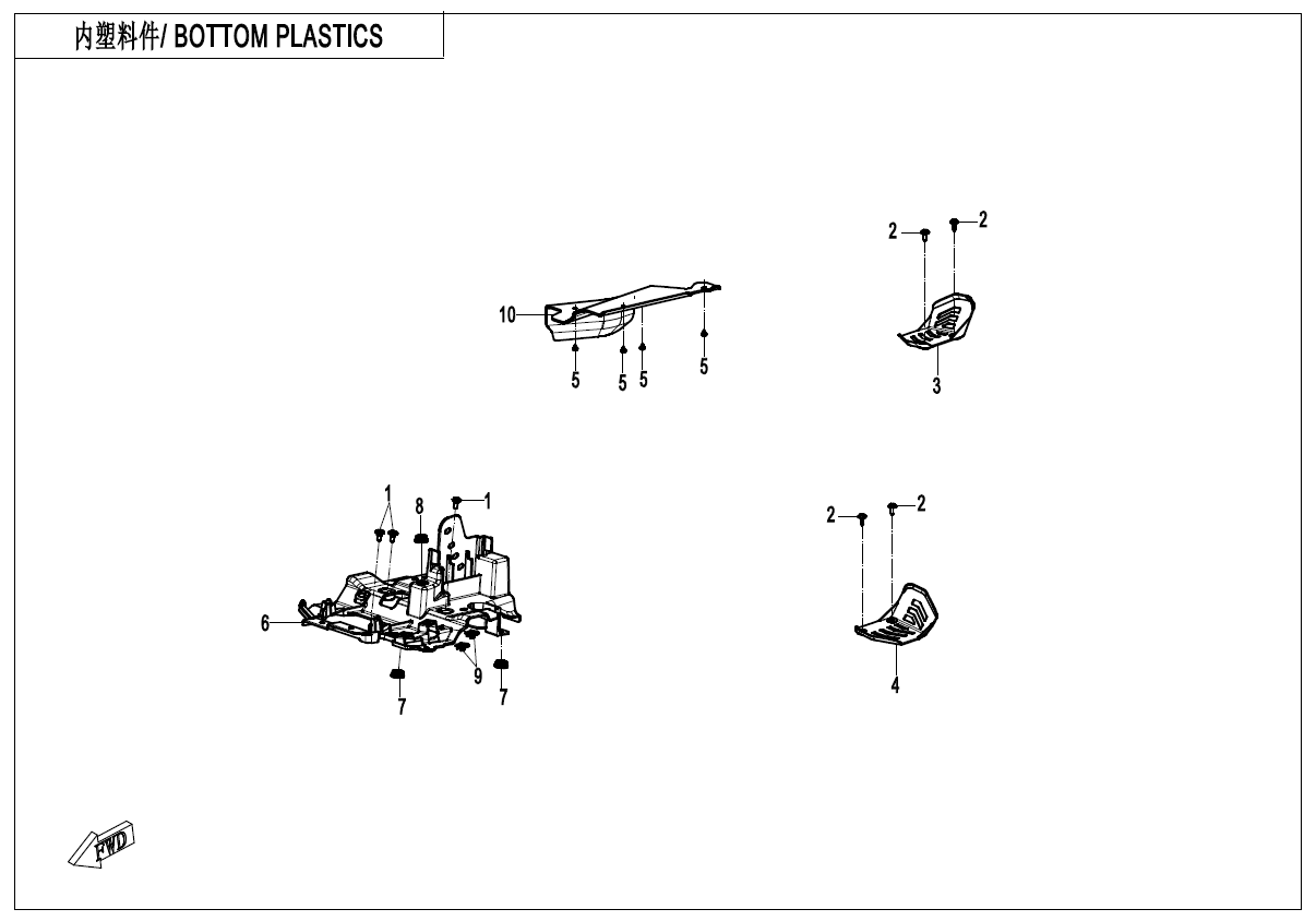BOTTOM PLASTICS(OVERLAND)
