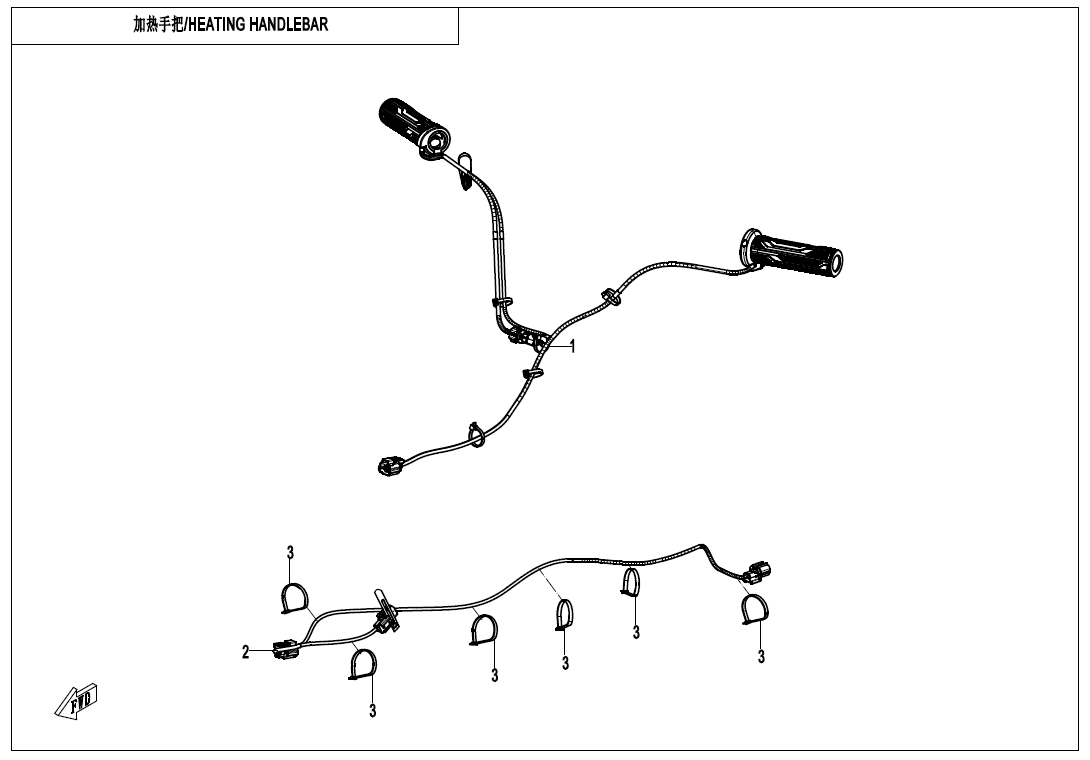 HEATED HANDLEBAR