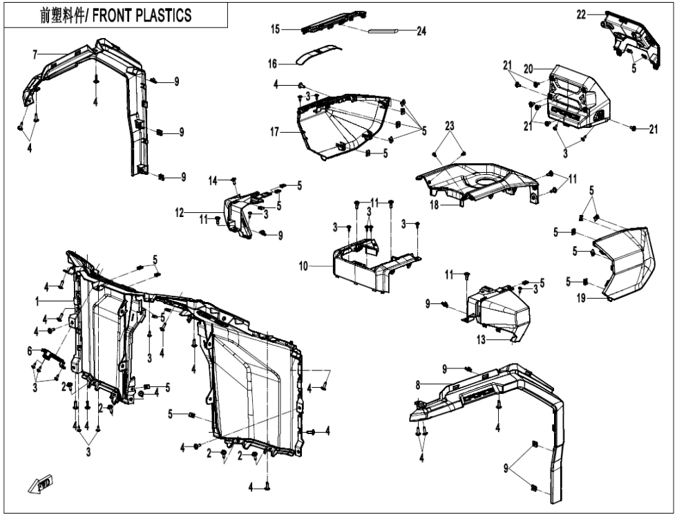 FRONT PLASTICS