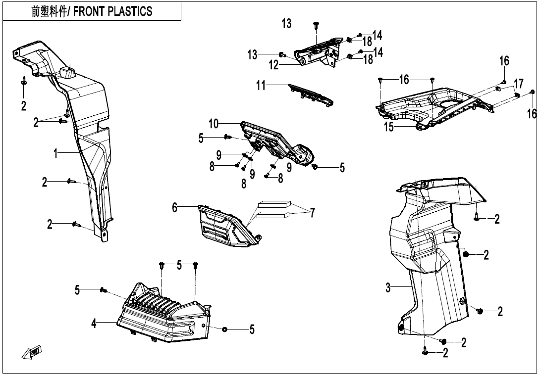 FRONT PLASTICS