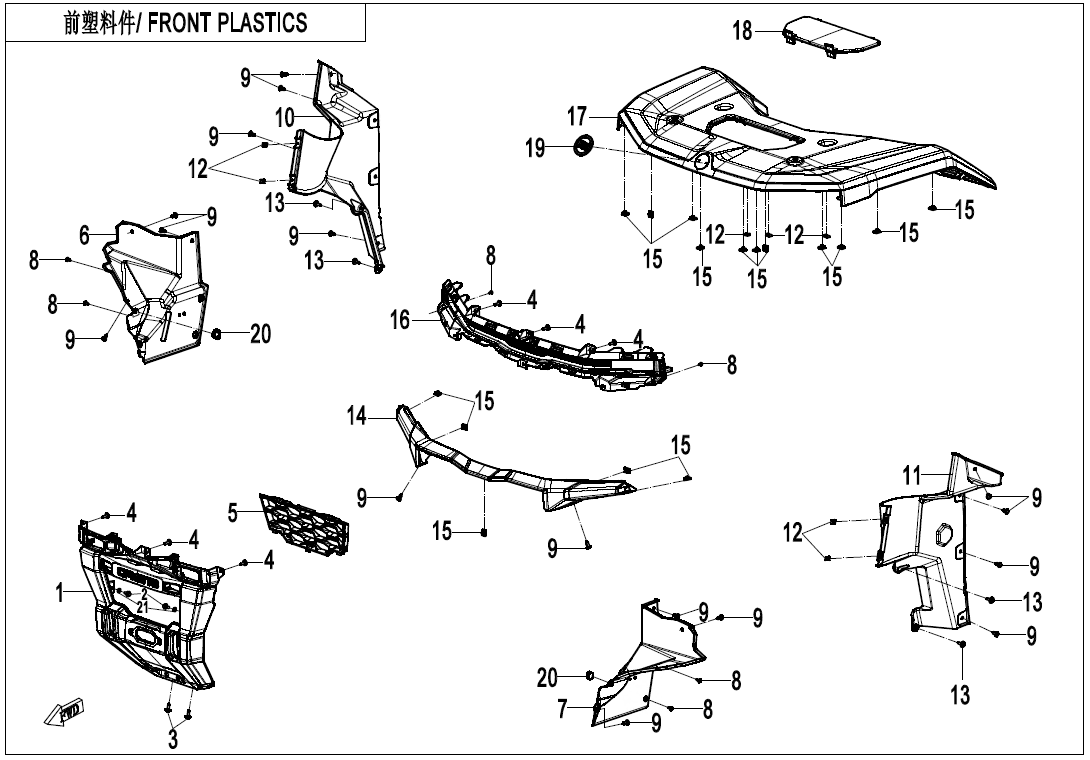 FRONT PLASTICS