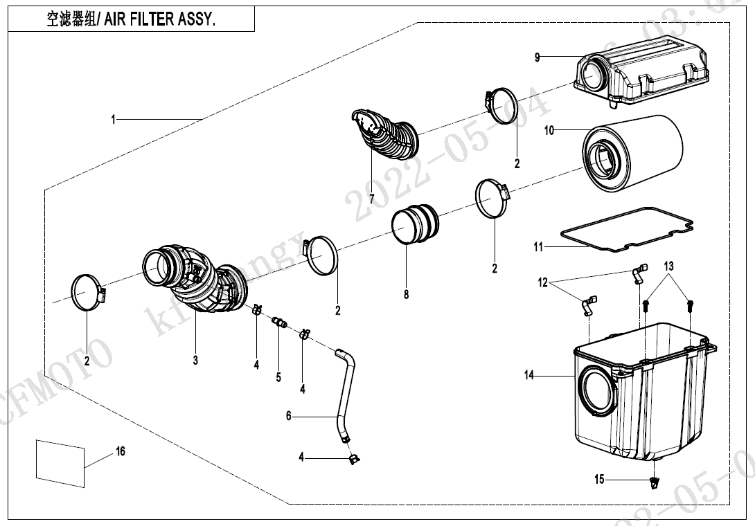 AIR FILTER ASSY.