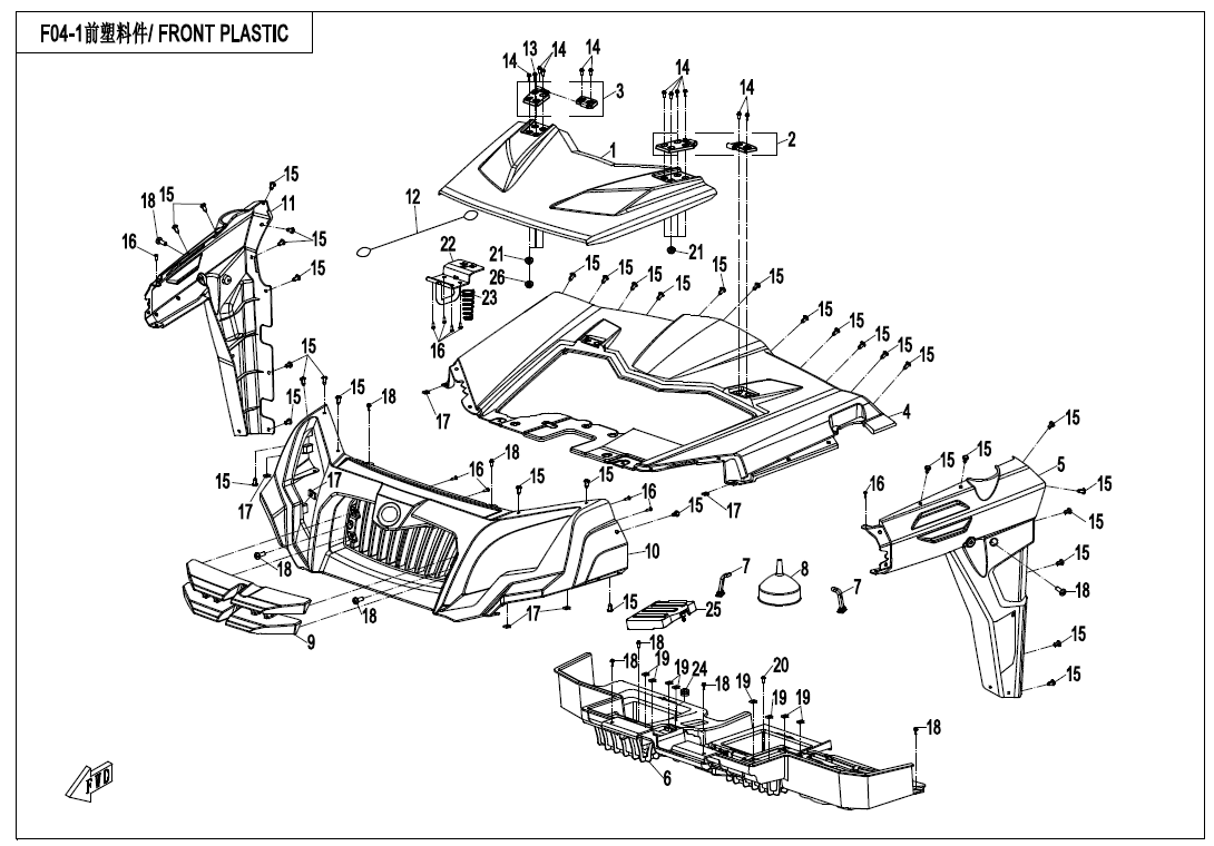 FRONT PLASTICS
