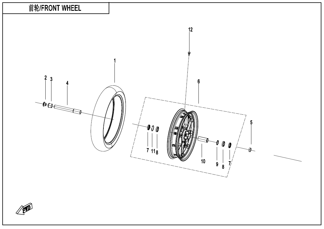 FRONT WHEEL