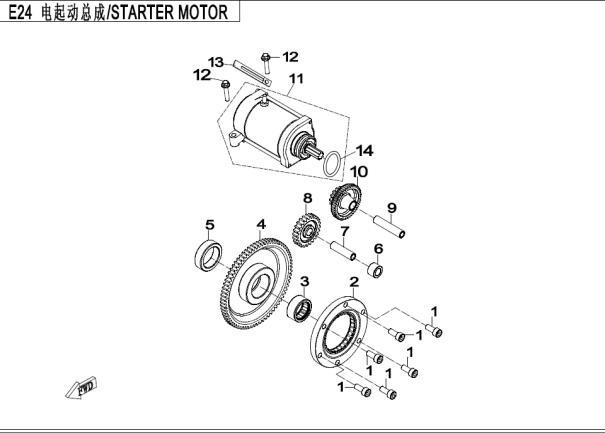 STARTING MOTOR